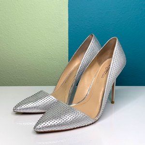Silver Studded Vince Camuto Imagine D’orsay Pump | Size 11
